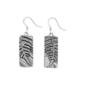 Silver Fern Earrings